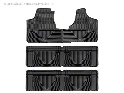 WT Rubber Mats - Front - Blk - W16-W25-W25