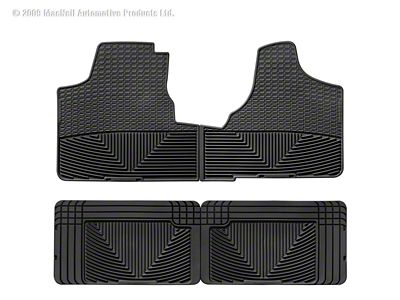 WT Rubber Mats - Front - Blk - W16-W25