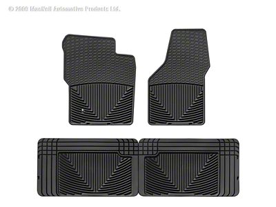 WT Rubber Mats - Front - Blk - W19-W25