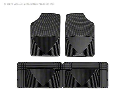 WT Rubber Mats - Front - Blk - W2-W25