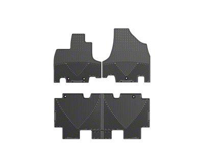 WT Rubber Mats - Front - Blk - W211-W212