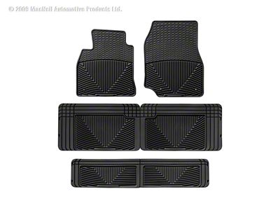 WT Rubber Mats - Front - Blk - W23-W25-W60