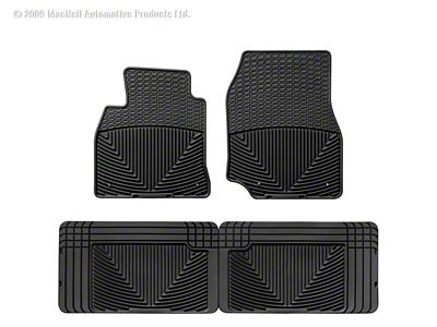 WT Rubber Mats - Front - Blk - W23-W25