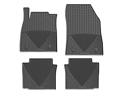 Weathertech Rubber Mats - Front - Blk - W318-W319