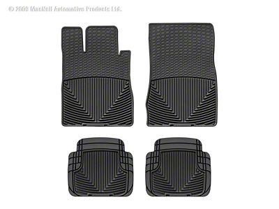 WT Rubber Mats - Front - Blk - W36-W50