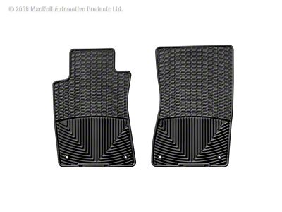 WeatherTech 98-04 Mercedes-Benz SLK230 Front Rubber Mats - Black - W37