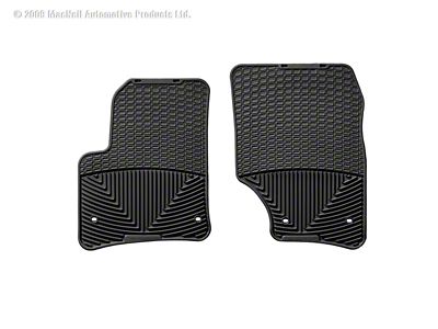 Weathertech 03-10 Porsche Cayenne Front Rubber Mats - Black - W46