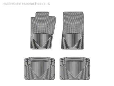 WT Rubber Mats - Front - Grey - W11GR-W20GR