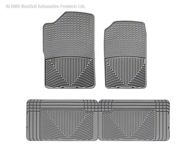 WT Rubber Mats - Front - Grey - W14GR-W25GR