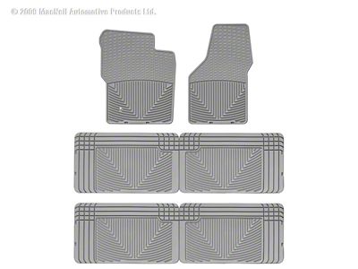Weathertech Rubber Mats - Front - Grey - W19GR-W25GR-W25GR