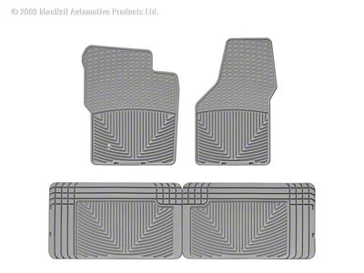Weathertech Rubber Mats - Front - Grey - W19GR-W25GR