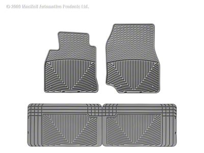 WT Rubber Mats - Front - Grey - W23GR-W25GR