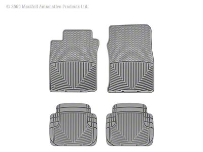 WT Rubber Mats - Front - Grey - W39GR-W50GR