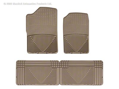 WT Rubber Mats - Front - Tan - W14TN-W25TN
