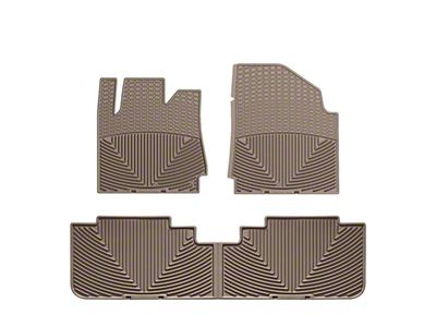 WT Rubber Mats - Front - Tan - W191TN-W192TN