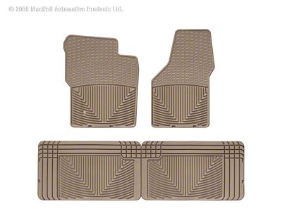 Weathertech Rubber Mats - Front - Tan - W19TN-W25TN