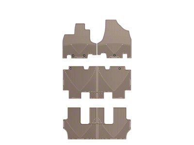 WT Rubber Mats - Front - Tan - W211TN-W212TN-W213TN