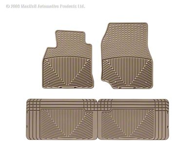 WT Rubber Mats - Front - Tan - W23TN-W25TN