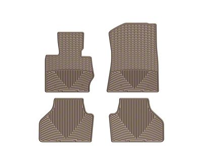 WT Rubber Mats - Front - Tan - W258TN-W259TN