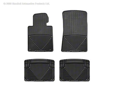 WT Rubber Mats - Rear - Blk - W24-W20