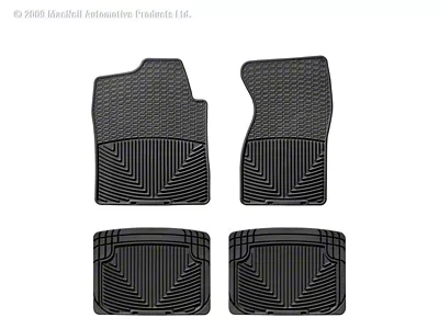 WT Rubber Mats - Rear - Blk - W26-W20
