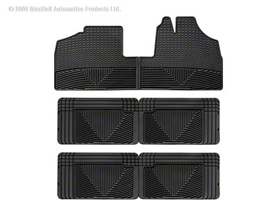 WT Rubber Mats - Rear - Blk - W28-W25-W25