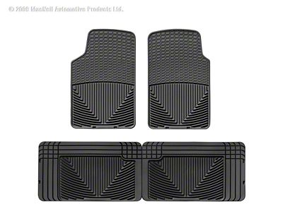 WT Rubber Mats - Rear - Blk - W3-W25