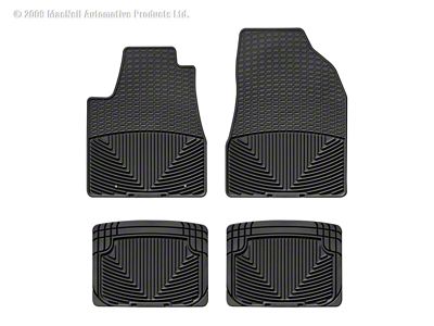 WT Rubber Mats - Rear - Blk - W40-W20