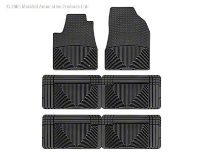 WT Rubber Mats - Rear - Blk - W40-W25-W25