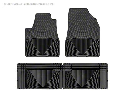 WT Rubber Mats - Rear - Blk - W40-W25