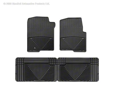 WT Rubber Mats - Rear - Blk - W42-W25