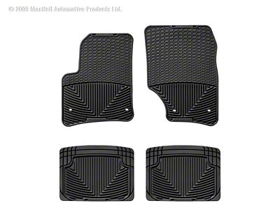WT Rubber Mats - Rear - Blk - W46-W20