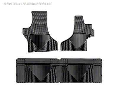 WT Rubber Mats - Rear - Blk - W51-W25
