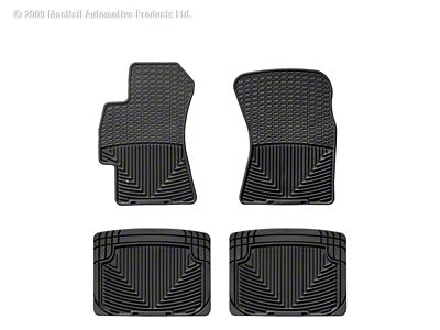 WT Rubber Mats - Rear - Blk - W52-W20