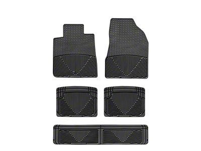 WT Rubber Mats - Rear - Blk - W68-W20-W60