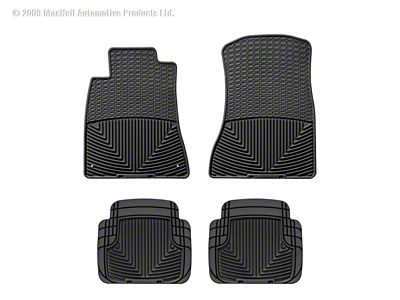 WT Rubber Mats - Rear - Blk - W77-W50