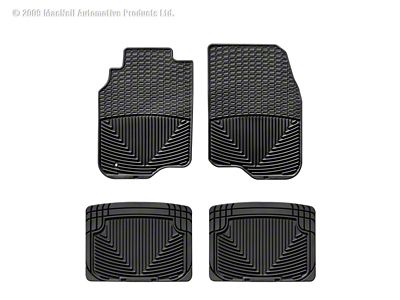 WT Rubber Mats - Rear - Blk - W89-W20
