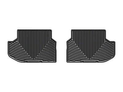 WeatherTech 2014+ BMW M5 Rear Rubber Mats - Black - W331