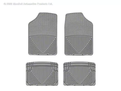 WT Rubber Mats - Rear - Grey - W2GR-W20GR