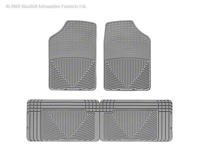 WT Rubber Mats - Rear - Grey - W2GR-W25GR