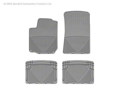 WT Rubber Mats - Rear - Grey - W31GR-W20GR