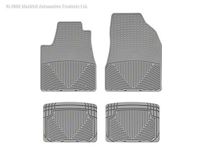 WT Rubber Mats - Rear - Grey - W40GR-W20GR