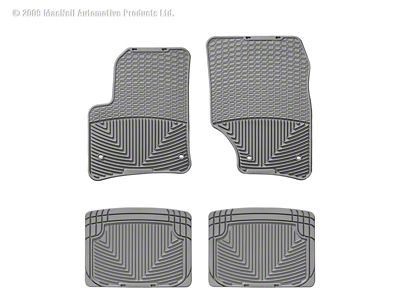 WT Rubber Mats - Rear - Grey - W46GR-W20GR