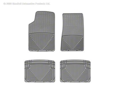 WT Rubber Mats - Rear - Grey - W47GR-W20GR