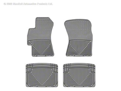 WT Rubber Mats - Rear - Grey - W52GR-W20GR