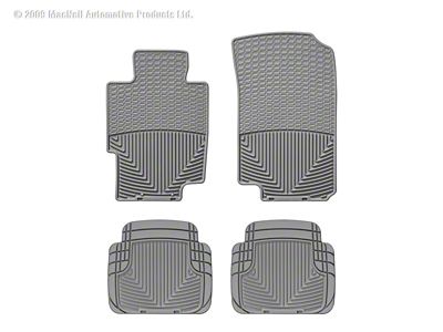 WT Rubber Mats - Rear - Grey - W58GR-W50GR