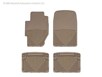 WT Rubber Mats - Rear - Tan - W34TN-W20TN