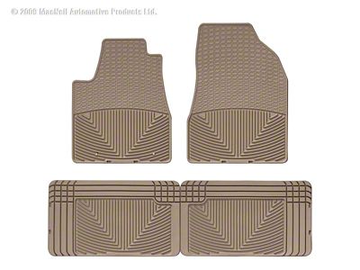 WT Rubber Mats - Rear - Tan - W40TN-W25TN