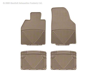 WT Rubber Mats - Rear - Tan - W57TN-W20TN