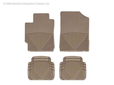 WT Rubber Mats - Rear - Tan - W71TN-W50TN